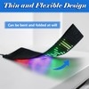 Mini Scrolling LED Car Sign,Bluetooth USB 5V Flexible Panel 7''x3''
