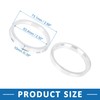 A ABSOPRO Hub Centric Rings 73.1 to 63.4 mm Aluminium
