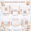 Blue Bear Baby Shower Boxes Decorations for Boy Baby Shower