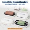Shampoo Bar Holder Travel Case, Large Soap Holder for 5