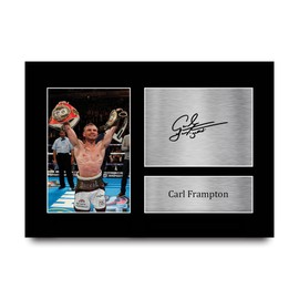 HWC Trading A4 Carl Frampton Boxing Gifts Printed Signed Autograph Picture for Boxer Memorabilia Fans
