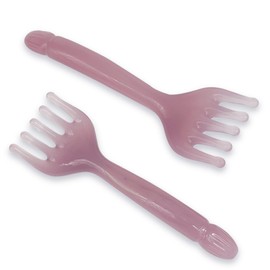 iunxkmi Scalp Massage Tool 2 Pcs, Resin Scalp Massager Hair Growth Comb for Head Relaxation & Stress Reduction, Head Massager Scalp Scratcher Pink