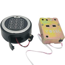 Electronic Digital keypad time delay Lock for Safe Box, up to 5 User Codes, time delay from 0-59 Minutes,Dual Control Model