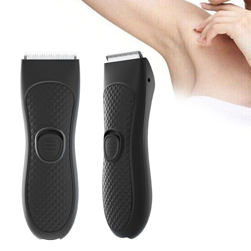 Electric Groin Hair Trimmer Waterproof Safety USB Charging Body Hair