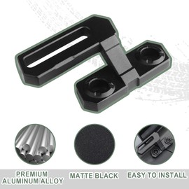 Seven Sparta Dual A-Pillar Light Mount Off-Road Ditch Lights Mounting Brackets Compatible with Ford Bronco Accessories 2/4 Door 2021 2022 2023 2024 (1 Pair)