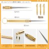 Metal Toothpick, Telescopic Toothpick, Set of 3, Outdoor Equipment, Waterproof,