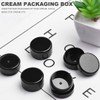 Empty Cream Jar, 6 Pieces 10 ml Cosmetic Jar, Black