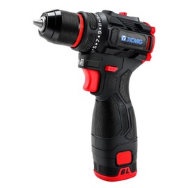 XCMG Cordless Hand Drill, 16.8V Brushless Motor, 3/8 Inch Keyless Chuck, Built-in LED Light, 20+1 Torque Adjustment, Dual Batteries for Long-Lasting Operation