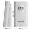 Raddy R4 Indoor Outdoor Wireless Remote Sensor, for WF-80C Home