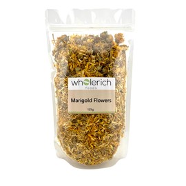 Marigold Flowers (Calendula) 125g - Wholerich Foods