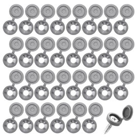 120Pcs Grey Screw Caps Hinged Plastic Screw Cover Caps for M 4 /M5/M6/M 8 Screws