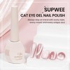 SUPWEE Pink Cat Eye Gel Nail Polish, 15ml Light Pink