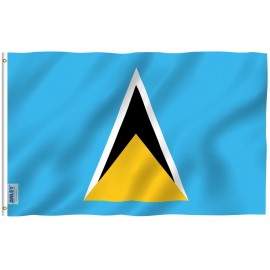 Anley Fly Breeze 3x5 Feet Saint LuciaFlag -  Saint Lucian Flags Polyester