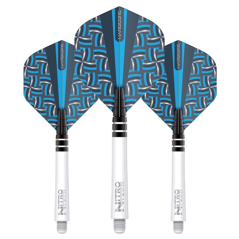 RED DRAGON Hardcore Rope Design Flights and Nitrotech Stems Combo