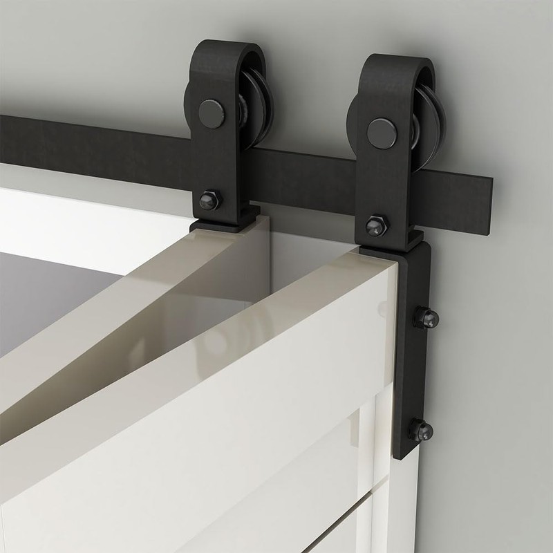 TSMST 3FT/36" Heavy Duty Sturdy Bifold Barn Door Hardware Kit