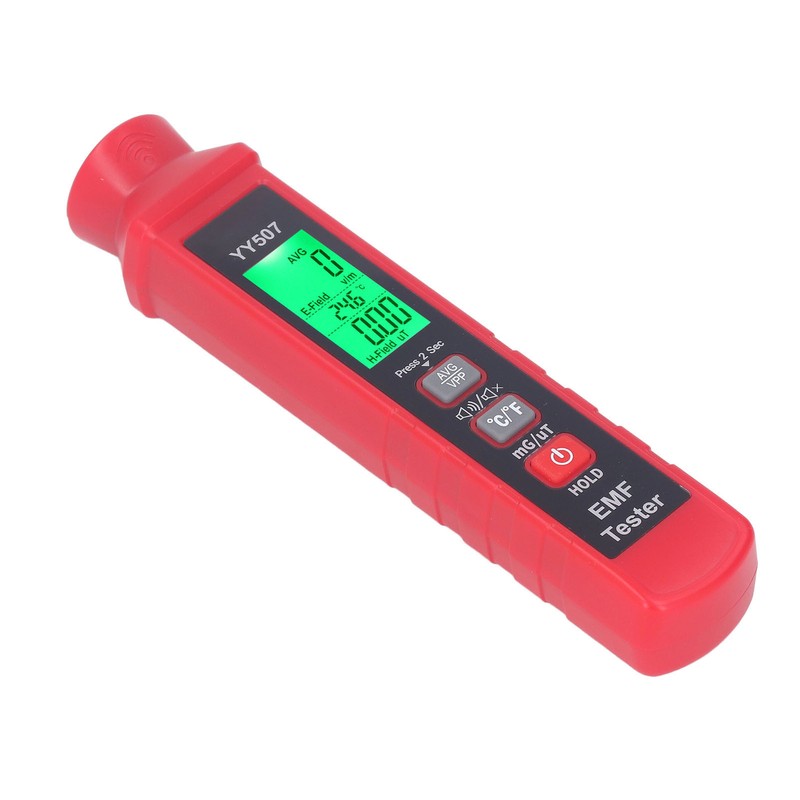 3V Electromagnetic Radiation Meter EMF Meter LCD Backlight Display Sound