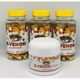 3 B-VENOM anti-inflamatory Arthritis Pain abeemed bio bee therapy + 1 CREAM