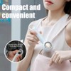 Portable Bladeless Handheld Fan Rechargeable Quiet Fan with Flexible Buckle