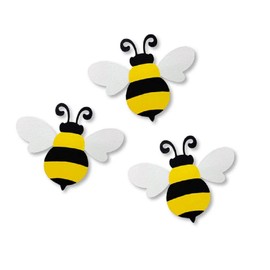 Roeda Brighten Your Life 14414y Mini Art Pop Bee's Set of 3 Assorted Magnets Made in USA