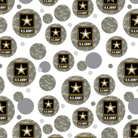 GRAPHICS & MORE U.S. Army Logo on Camo Premium Gift Wrap Wrapping Paper Roll