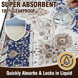 DEEP DEAR Washable Pee Pads for Dogs 65"x48" (1 Pc), Reusable Dog Pee Pads Extra Large, Super Absorbent Puppy Pads XXL, Waterproof & Leak-Proof Dog Potty Training Pads, Non-Slip Pet Incontinence Pads