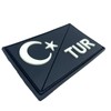 Turkey Turkish Diagonal TUR Glow in the Dark Flag Tactical