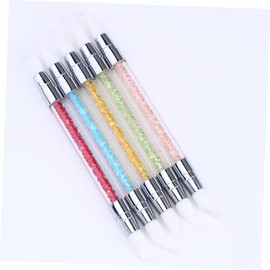 FOMIYES 2sets Nail Art Carving Pen Kit 2-in-1 Head Nail Art Tools Accessories Supplies for 3d Effects 5pcs*2 Random Color