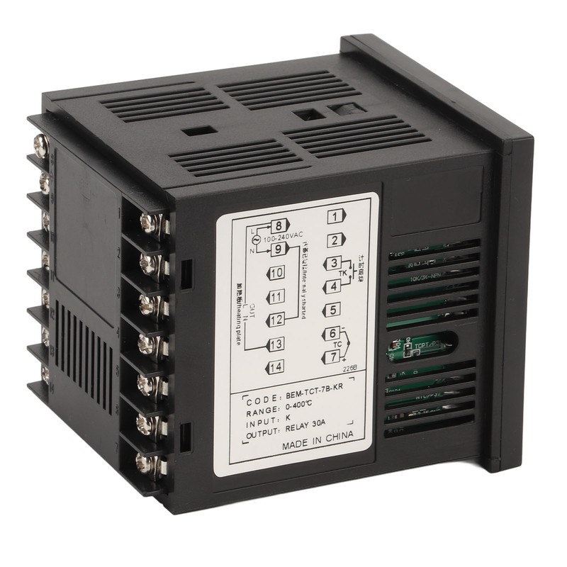 Thermostat Time Digital Display K Type Input Temperature Controller for