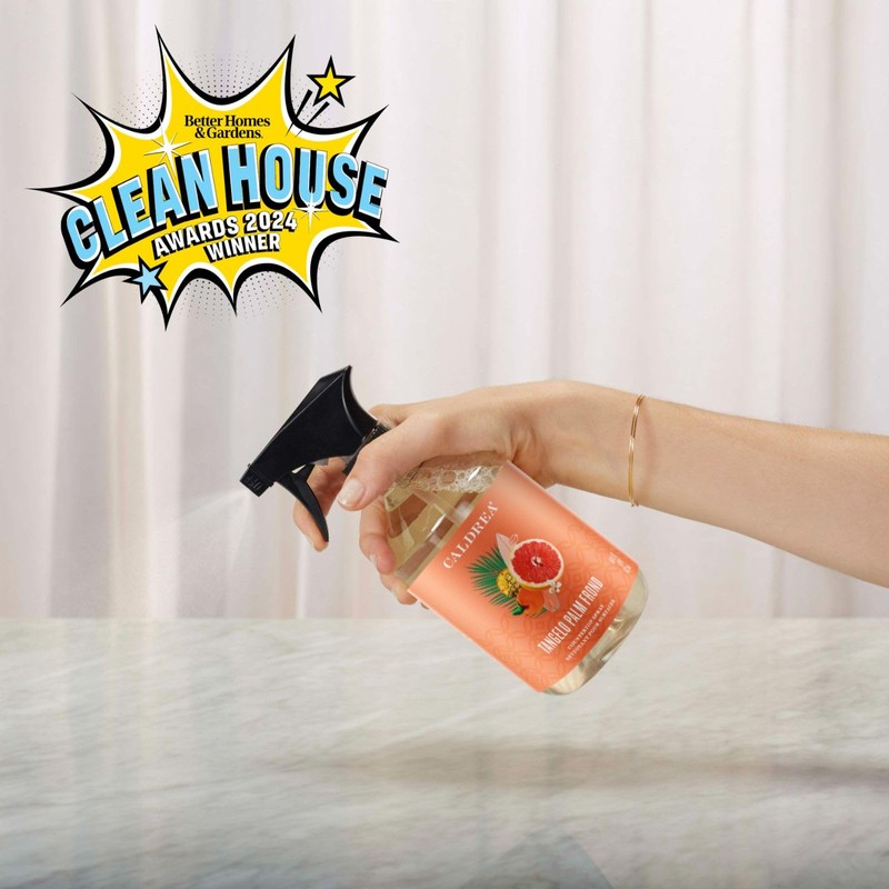 Caldrea Multi-surface CounterTop Spray Cleaner, Made With Vegetable Protein Extract,