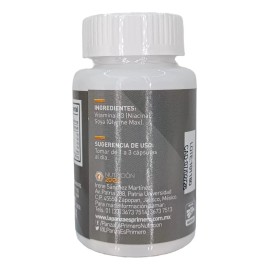Vitamina B3 Niacina 100 Tabletas 500 Mg Nutricion 2000 Sabor Sin Sabor