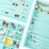 UIUIX Stackable Velvet Jewelry Trays Organizer for Drawer, Velvet Jewelry