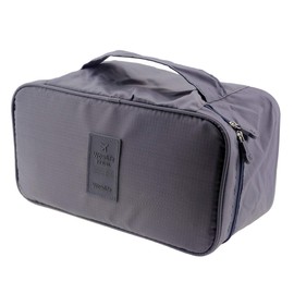 Wowlife Fashion - Organizador de viaje multifuncional portátil para cosméticos, maletas, sujetadores, ropa interior, gris