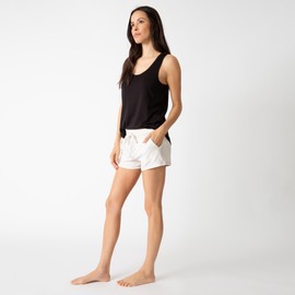 PJ Salvage Women's Jammie Essentials Shorts, Oatmeal, X-Large