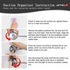 JOMOLA Towel Bar Suction Hand Towel Rack for Bathroom Stainless