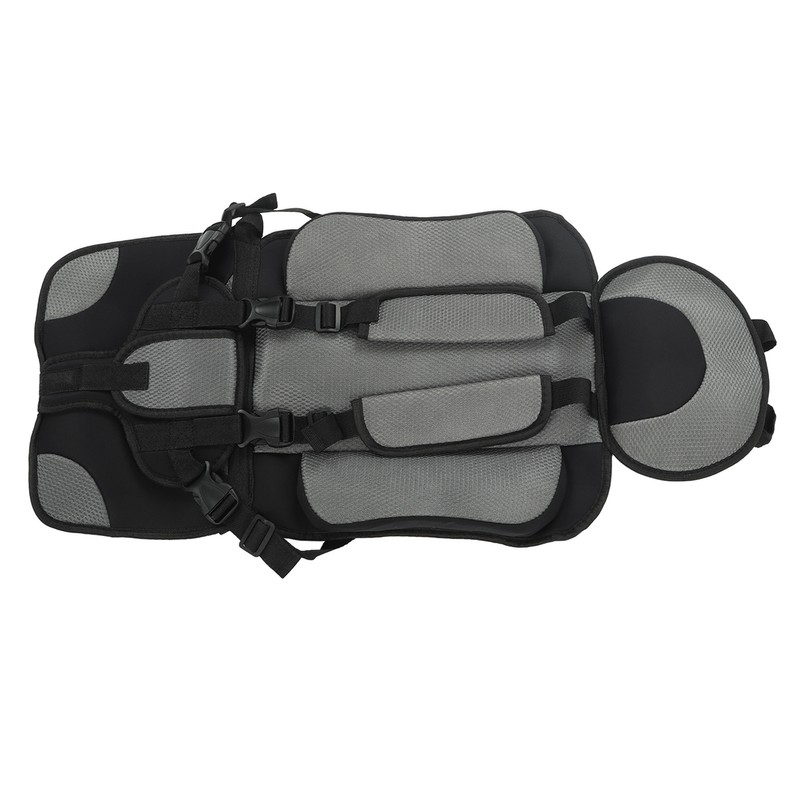 Children Safety Seat Simple Car Portable Seat Foldable Adjustable Strap
