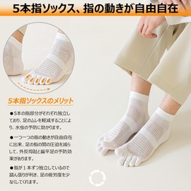 TSGarden Men's Five Toe Socks, Mesh Construction, Cotton, Breathable, Non-stuffy, Sweat Absorbent, Quick Drying, Antibacterial, Odor-Resistant, Five Toe Business Socks, For Spring, Summer and Autumn,