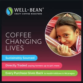 Well Bean Premium Coffee Co, Whole Beans - Nicaraguan Microlot (Hot Mess - Medium Roast)