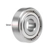sourcing map S6200ZZ Stainless Steel Ball Bearing 10x30x9mm Double Shielded