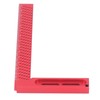 Hole Scribing Ruler Aluminium Alloy Woodworking Right Angle Ruler 45