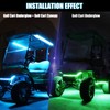 Roykaw Golf Cart Underglow LED Light Strip Kit Underbody Neon