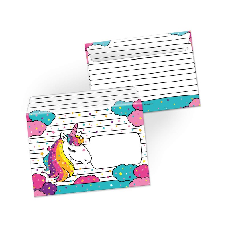 Letter Paper Set A5 with Envelopes Children's Unicorn for Girls
