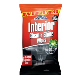 Interior Clean & Shine Wipes 60 - Highly Absorbent, Streak & Scratch Free All Around Car Cleaning Pads Car Wipes | Car Interior Dashboard Wipes for Car Interior Protectant and Cleaning Wipes