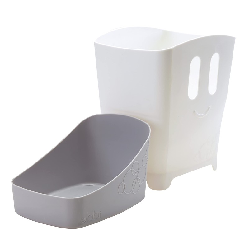 Ubbi Ubbi Freestanding Bath Toy Organizer Bath Caddy with Removable