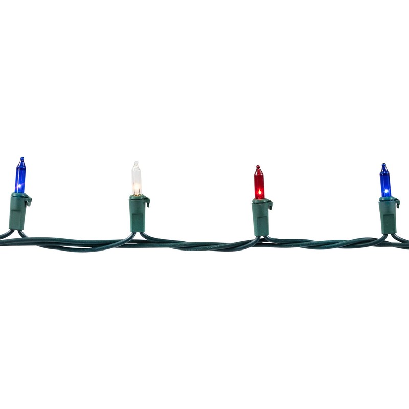 Northlight Patriotic Mini Christmas Lights - Red, White and Blue