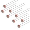 sourcing map 10pcs Photoresistor LDR 4mm Light-Dependent Resistor Sensor GL4516