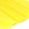 Chiffon Fabric Polyestser Sheer for Bridal Decoration 59“(1 Yard,Yellow)