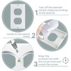 Tondiamo 43 Pcs Wall Plate Insulation and Draft Sealers Foam