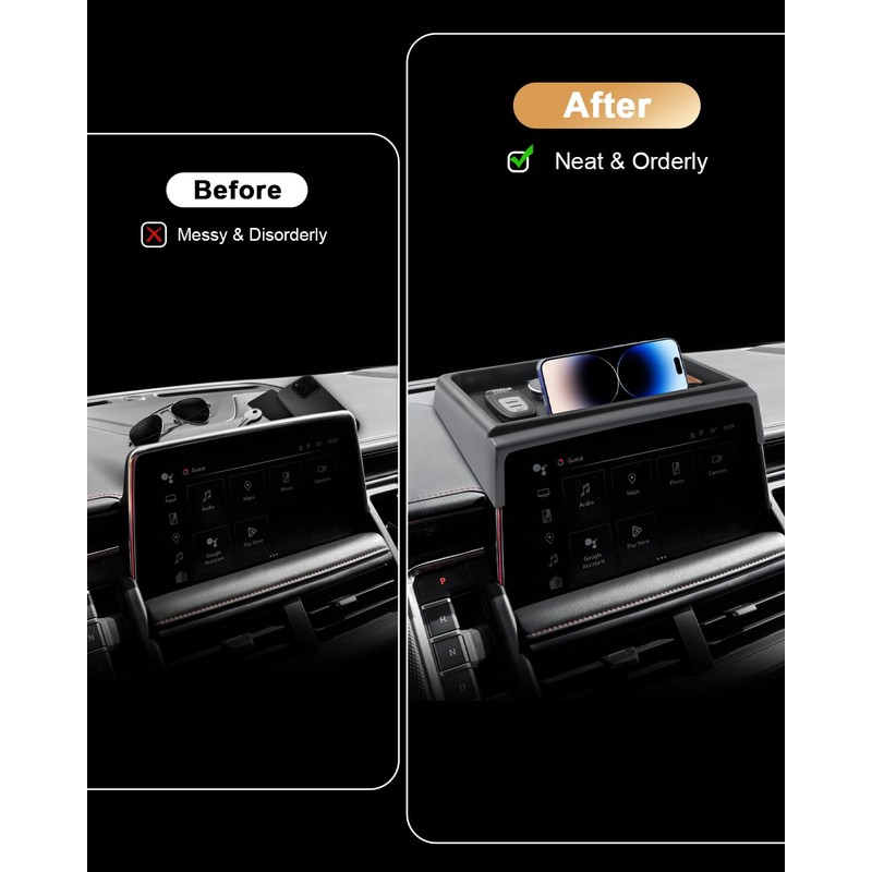 ECOZEN 2021-2024 Chvey Tahoe/Suburban & GMC Yukon Dash Console Organizer