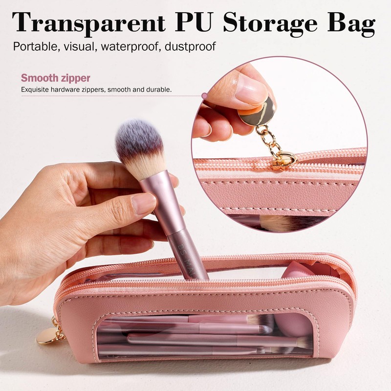 BS-MALL 14 Pcs Makeup Brushes Set with 1 Pcs Makeup