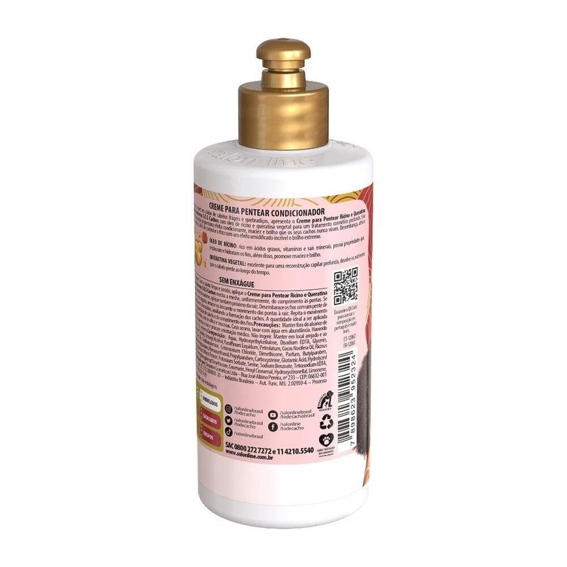 Salon Line S.O.S Cachos Ricino e Queratina Salon Line Curly